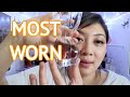 PERFUMES WITH THE BIGGEST DENT | MY MOST WORN, THE STAPLE IN MY COLLECTION | PERFUME COLLECTION 2021