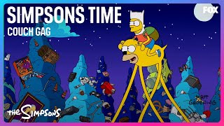 Simpsons Time Couch Gag | Season 28 | THE SIMPSONS(Check out the couch gag from the all-new episode, 