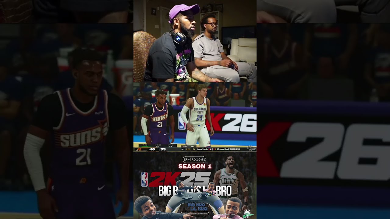 Big Bro Vs Lil 40 Clip 8 OKC BB RD 2 GM 1 2k25 SEASON MODE BuckBanditReno Stonedloner
