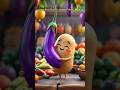 Aloo Ko Ho Gaya Baigan Se Pyaar 🥔💜 Funny Hindi Veggie Rhyme Kids Comedy Story #dance #husky #funny