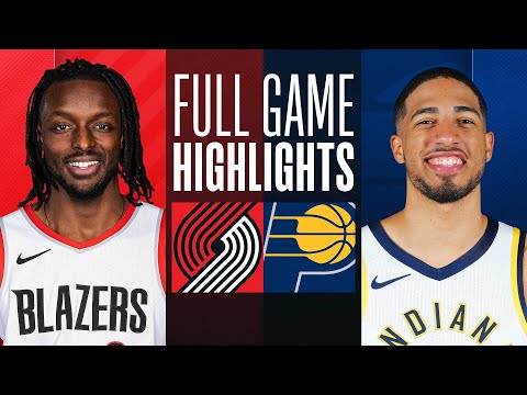 TRAIL BLAZERS at PACERS | FULL GAME HIGHLIGHTS | November 27, 2023