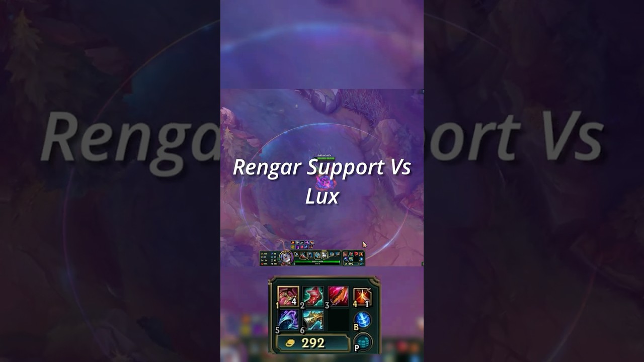 Rengar Support Vs Lux  #leagueoflegends #gaming #rengar #support #lux #wow #memes #riotgames