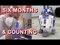 Painting r2d2  plus more finishing tips  omni wheel installation