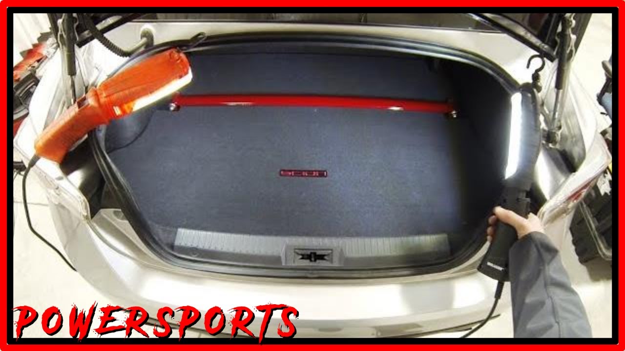 BRZ, FR-S, 86) Trunk Interior Install With Strut Tower Brace
