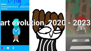 my art evolution. 2020 - 2023