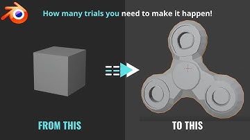 MAKE LOW POLY MODEL OF SPINNER USING | BLENDER 2.90