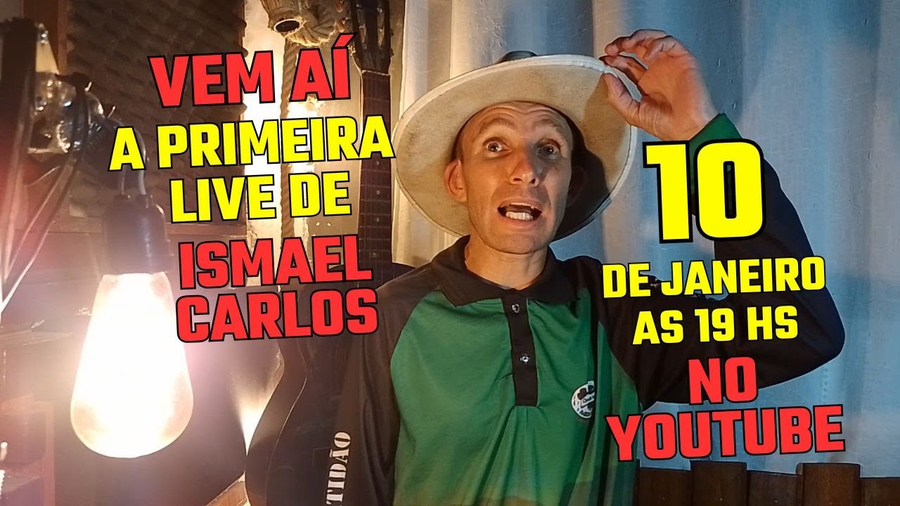 VEM AÍ, A PRIMEIRA LIVE do Ismael (ao vivo) - YouTube