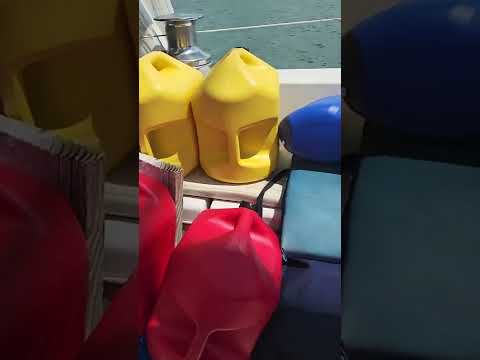 Spare fuel, water, and gasoline can storage on deck plans