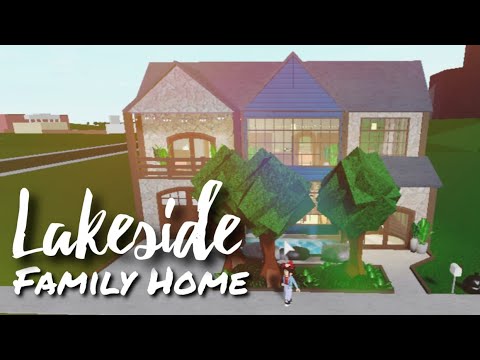 Lakeside Family House Bloxburg Speedbuild Youtube - roblox bloxburg tiny lake side cabin youtube