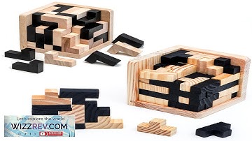 Rompecabezas de Cubo de Madera 54T 54L Cerradura Luban Juguete Educativo Creativo Juego