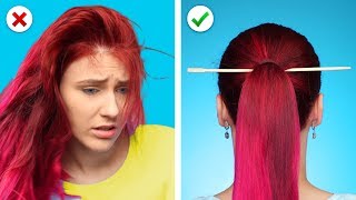 Relax! And Fix it with 10 Cool and Simple Hairstyles and Hair Hacks