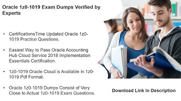 Actual Oracle 1z0-1019 Exam Dumps With Passing Guarantee | CertificationsTime