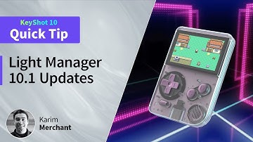KeyShot Quick Tip - Light Manager 10.1 Updates