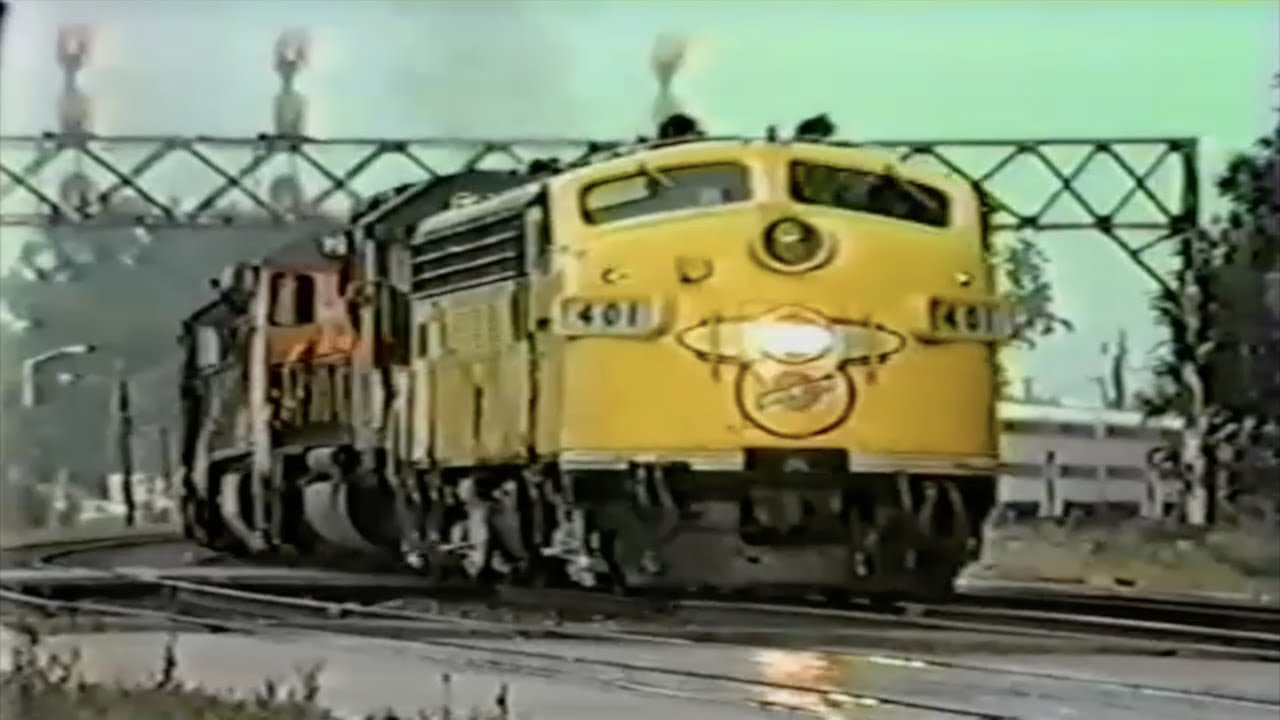 Part 3 1980's Chicago & NorthWestern Trains in Chicago