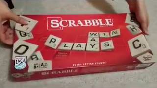 Awesome Scrabble original game unboxing !