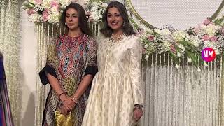 Sachin Tendulkar, Jaya Bachchan, & Other Celebs At Ira Khan-Nupur Shikhare Wedding Reception