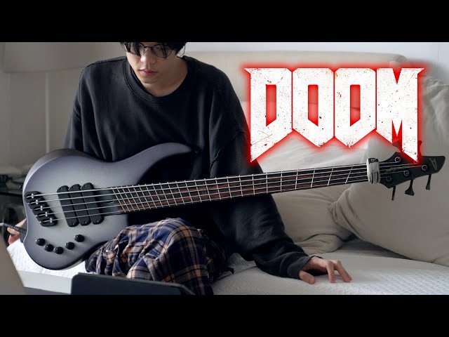 For those interested, crafted a bass tab for the Doom Eternal menu theme. :  r/BassGuitar