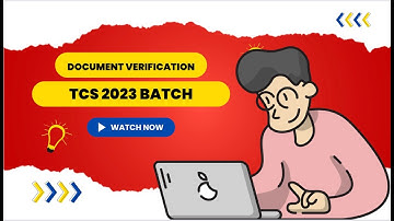 TCS DOCUMENT VERIFICATION MAIL -2023 BATCH||UPDATE