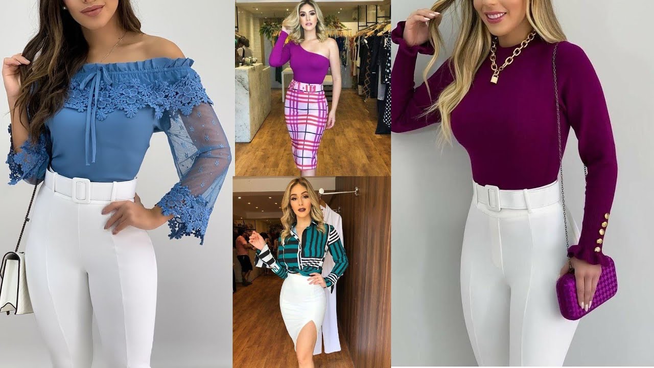 LINDAS BLUSAS BASICAS QUE NUNCA PASAN DE MODA