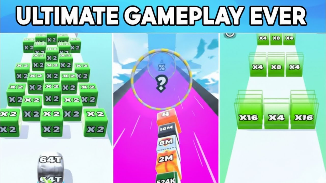 Epic Jelly Cube Clash! Jelly Run 2048 🟦 vs Jelly Tube Run 2048 🔶 | Intense Gameplay Showdown 