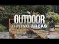 OUTDOOR DINING AREA DESIGN IDEAS | BEAUTIFUL PATIO OUTDOOR KITCHEN AND LIVING SPACE DECOR ON BUDGET!
