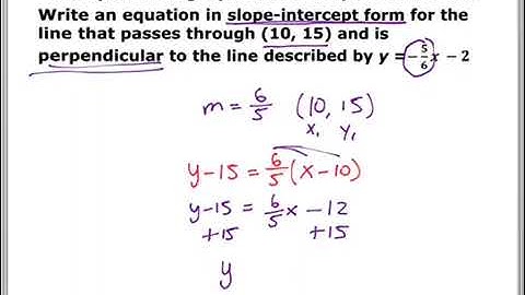 (Spanish Dub) 5.6 Lesson Video - Parallel and Perpendicular Lines