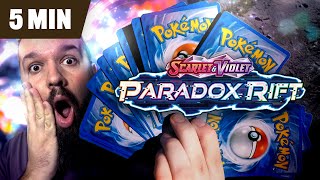 Padalo to tak, že mi došli sleevy! 😅 Pokémon Paradox Rift BB v 5 minutách. Byl zisk nebo ztráta?