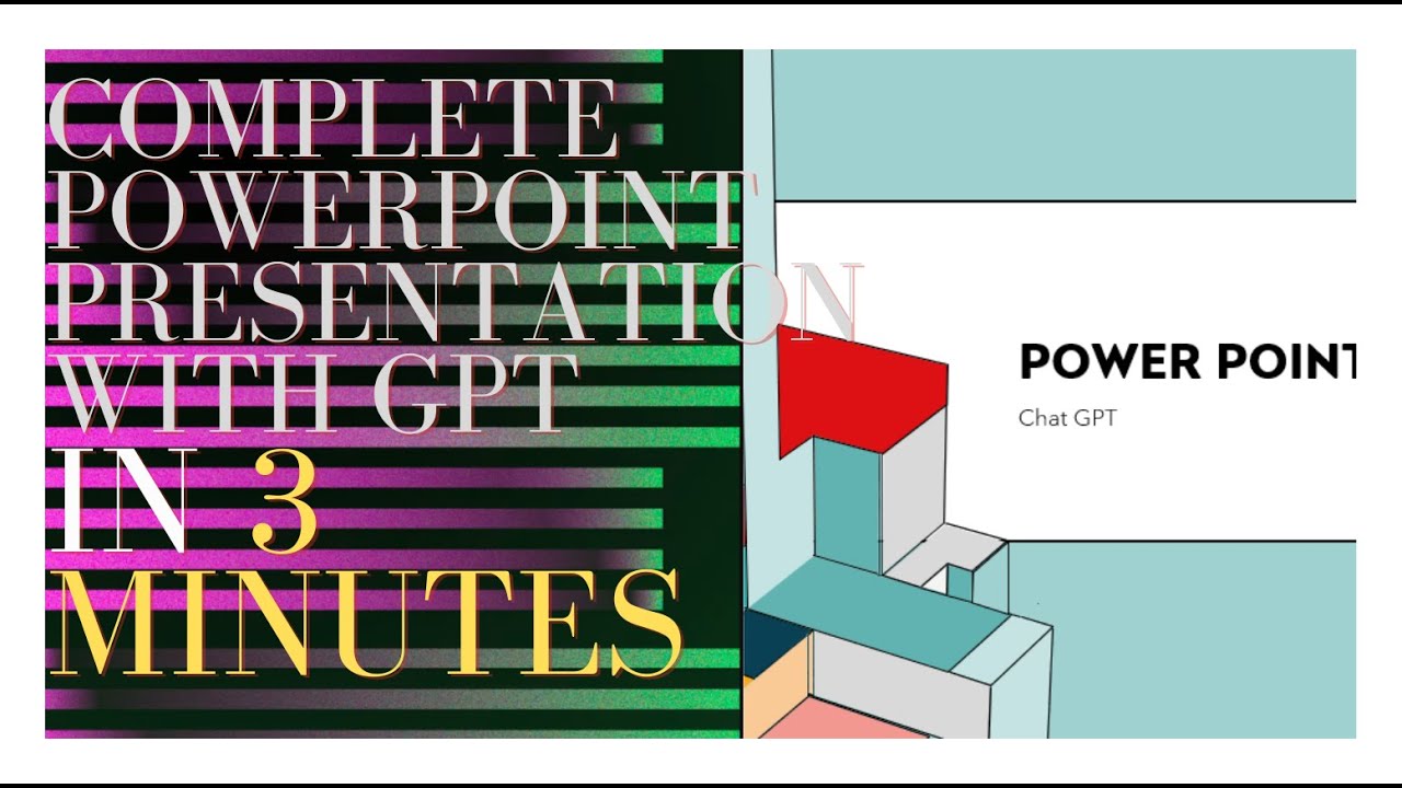 create powerpoint presentations with chatgpt