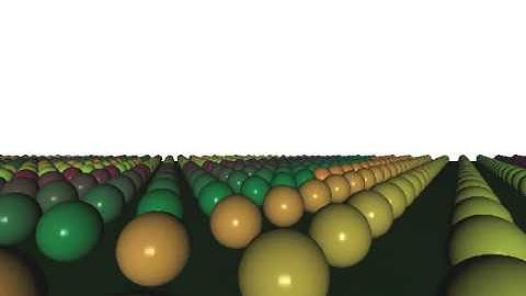 500.000 spheres demonstration of Spatial Partitioning / Frustum Culling using NVidia