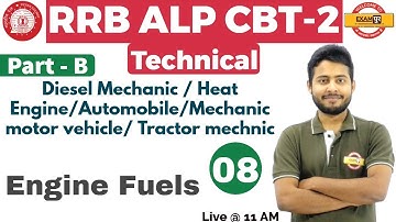 Class 08 ||#RRB ALP CBT-2 Technical | Diesel Mechanic/etc. | By Vivek Singh Sir