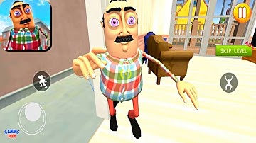 Hello Crazy Neighbor Game: Secret Family Escape 3D - Levels 4 - 8 | Android Gameplay HD