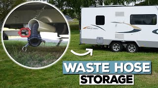 DIY RV Waste Hose Storage Tube