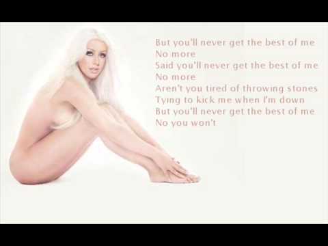 Christina Aguilera (+) Best Of Me