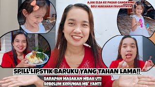 MAKE UP TIPIS SEBELUM BERANGKAT KE RUMAH MB' YANTI & SPILL LIPSTIK BARUKU‼️SARAPAN MASAKAN MBAH UTI