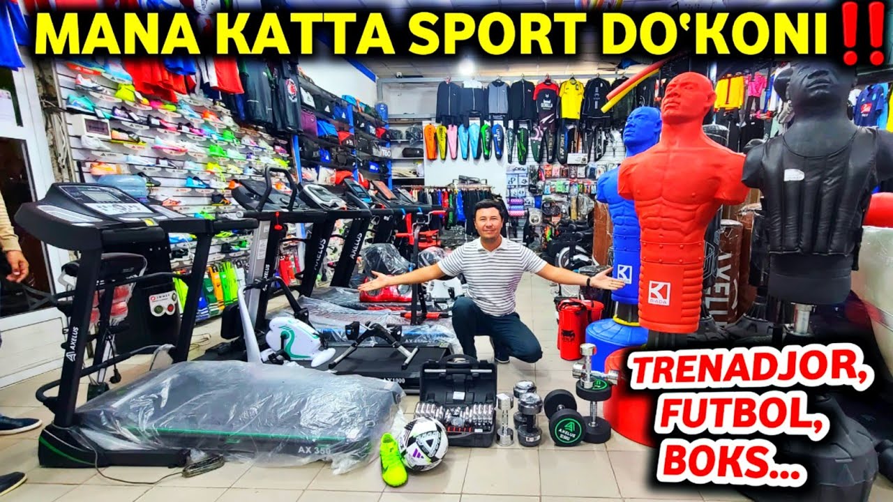 ЭНДИ ЗАЛ 💪УЙИНГИЗДА! БАРЧА СПОРТ АНЖОМЛАРИ БИР ДЎКОНДА‼️ОБЗОР ВА НАРХЛАРИ! 💵