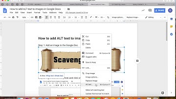 How to Add Alt Text in Google Docs
