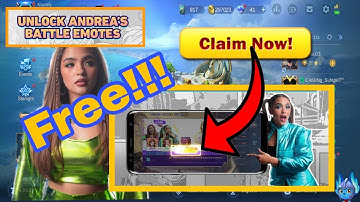 Claim Andrea emotes for free!!!#MLBB #Andrea #free