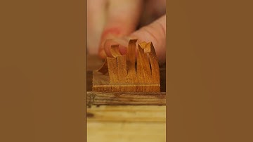 Waves #shorts #woodwork  #asmrsounds #oddlysatisfying #satisfying #chisel #sharp