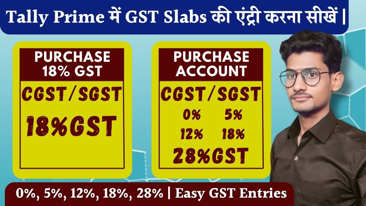 How to Enter Different GST Slabs in Tally Prime | Learn the easy way # ...