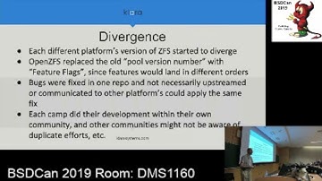 BSDCan 2019: The Future of OpenZFS and FreeBSD by Allan Jude