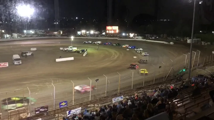 Tim Cecil & Derek Nance Merced Speedway Main Event...