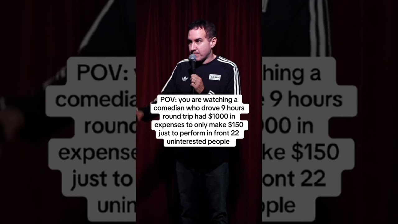 Stand up comedy is going great