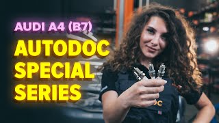 How to change spark plug on AUDI A4 B7 Saloon [TUTORIAL AUTODOC]