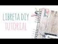 Cómo hacer libreta archivador - TUTORIAL Scrapbook