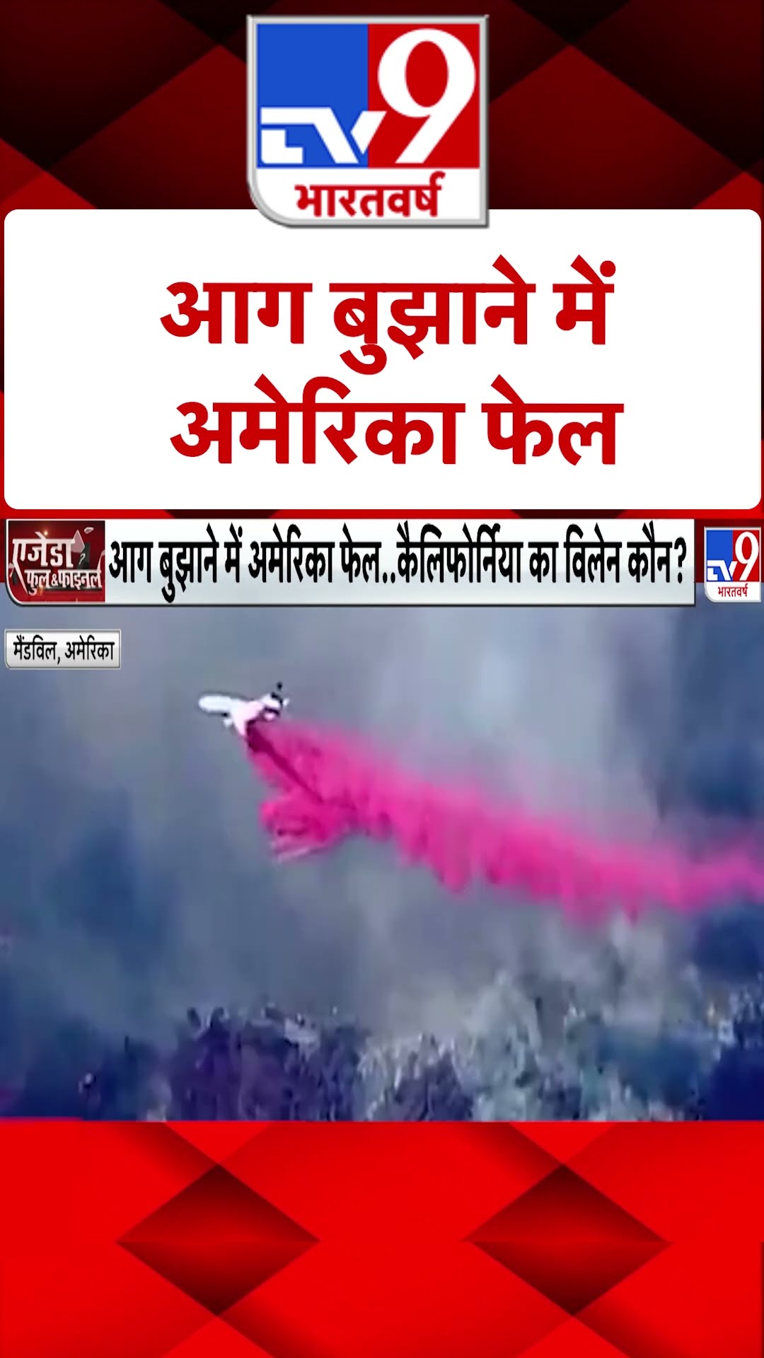 America Fire: आग बुझाने में अमेरिका फेल|#shorts