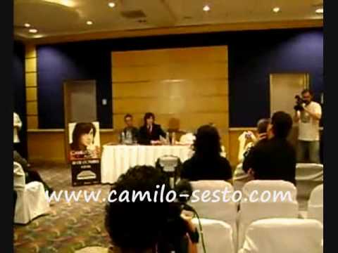 Camilo Sesto rueda de prensa de Monterrey 2