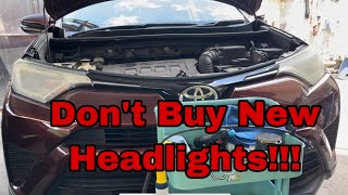 (Ep44) Where to do headlight restoration on any car |2017 Toyota RAV4