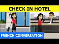 Dialogue en franais conversation dbutant  check in hotel  french with tama lesson 20