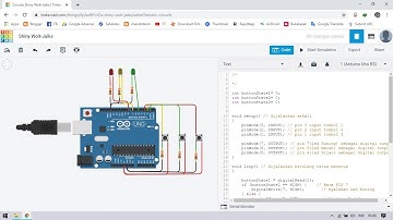 Belajar Arduino - Cara Menyalakan 3 LED dengan menggunakan Button