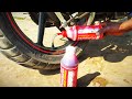 Tubeless tyre puncture liquid only bike for details ke sath